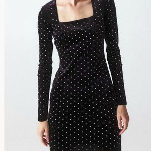 H&M Square-neck Bodycon Dress